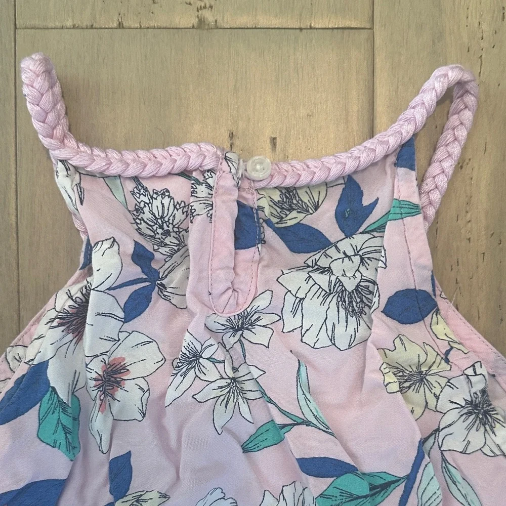 OshKosh B'gosh Pink Floral Halter Maxi Dress for Girls